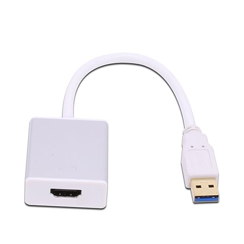 1080p USB 3.0 Zum Adapter High Definition Video Kabel für Laptop Pc Projektor Silber von OSALADI