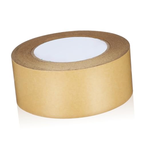 OSALADI 1 Rolle Klebeband aus Kraftpapier Packbandpapier braunes Papierband verstärktes Packband Packpapier für den Versand Breites Klebeband Sicherheitsband Yellow von OSALADI