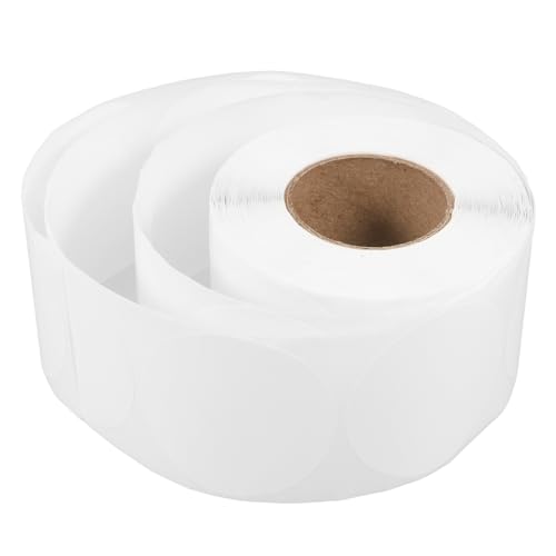 OSALADI 1 Rolle Runde Aufkleber Etiketten Etiketten Papier Etikettenaufkleber Thermodrucker Etiketten Runde Aufkleber Weiß OSALADI 1 Rolle Runde Aufkleber Etiketten Etiketten Papier Etikettenaufkleber Thermodrucker Etiketten Runde Aufkleber Weiß von OSALADI