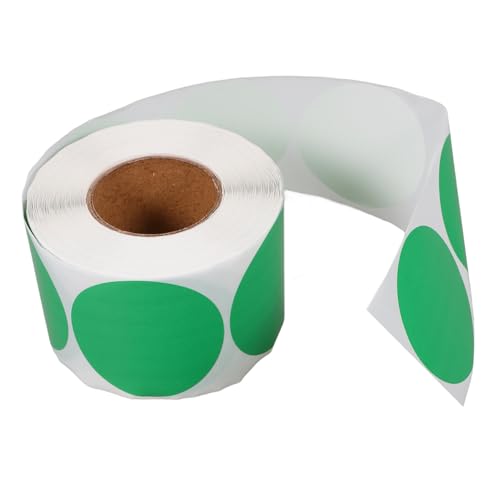 OSALADI 1 Rolle runde Aufkleber runden Kreisetiketten permanenter Etikettenaufkleber selbstklebendes Adressetikett runder Aufkleber selbstklebendes Papier Green OSALADI 1 Rolle runde Aufkleber runden Kreisetiketten permanenter Etikettenaufkleber selbstklebendes Adressetikett runder Aufkleber selbstklebendes Papier Green von OSALADI
