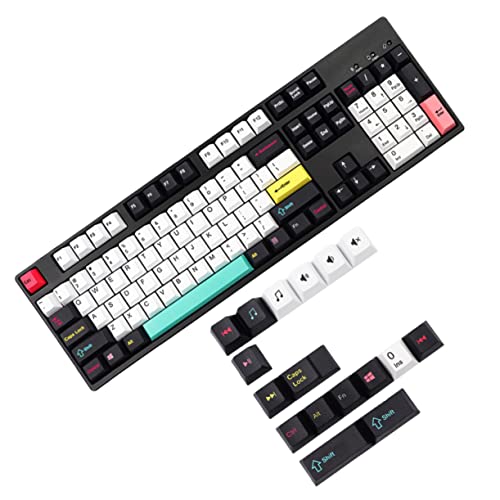 OSALADI Personalisierte Tastatur-tastenkappen 122-teiliges Set Tastatur Für Computer Büro Schulbedarf Tastenkappen De-Layout von OSALADI