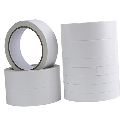 OSALADI 1 Satz Diy-klebebänder Klebrig Dekoratives Klebeband Band Schwere Trans-tape Büroband Zweiseitiges Klebeband Home Office Accessoires Mehrzweckbänder Heißschmelzkleber Weiß 9rollen OSALADI 1 Satz Diy-klebebänder Klebrig Dekoratives Klebeband Band Schwere Trans-tape Büroband Zweiseitiges Klebeband Home Office Accessoires Mehrzweckbänder Heißschmelzkleber Weiß 9rollen von OSALADI