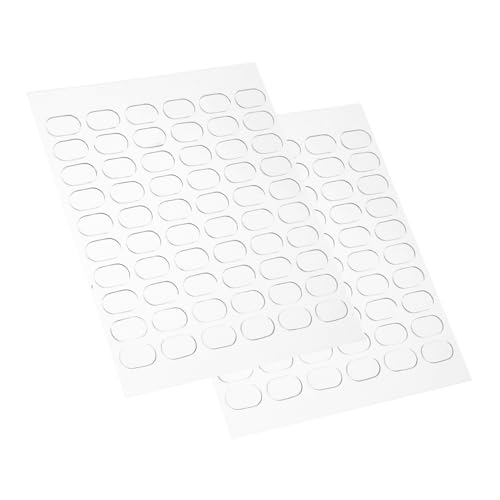 OSALADI 1 Satz Doppelseitiger Kleberhaken Runde Doppelseitige Kleberscheiben Hängend Punkte Doppelseitiges Klebeband Doppelseitiges Befestigungsband Acryl Mit Hoher Viskose 120 Stück von OSALADI