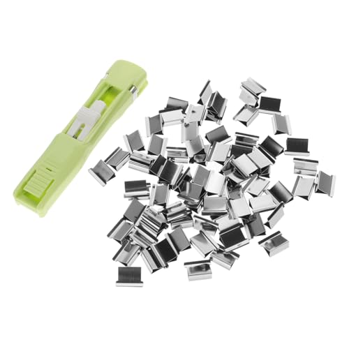 OSALADI 1 Satz Ersatzklemme für Drücker Bürowefter Schreibwaren-Clip Muschelclip-Nachfüllungen farbig Spender für Muschelklammern Cutter büroartikel bürobedarf Heftklammern Papierclips Abs von OSALADI