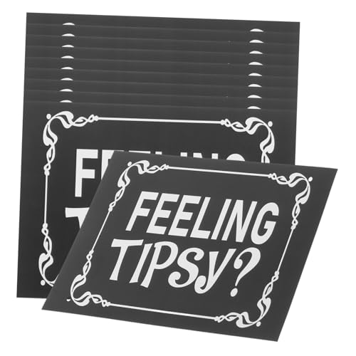 OSALADI 1 Satz Etikett Für Restaurant Feeling Tipsy Aufkleber Trinkgeld Schild Aufkleber Trinkgeld Aufkleber Etiketten Trinkgeld Aufkleber Restaurant Label Aufkleber Etiketten 10 Stück von OSALADI