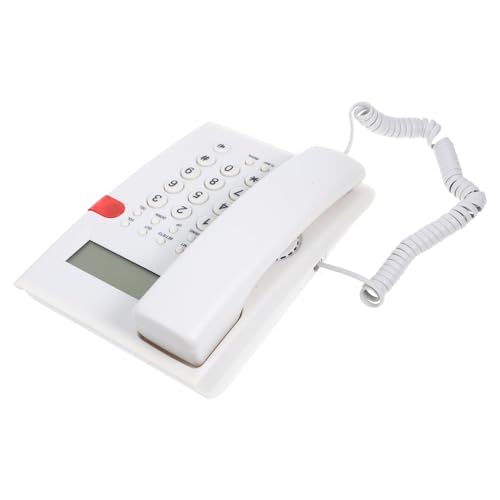 OSALADI 1 Satz Festnetz antworten für Stand Kabel aus Senior klein Minimalistisch Retro Schreibtisch praktisch Tischtelefone Bürotelefon Abs Weiß OSALADI 1 Satz Festnetz antworten für Stand Kabel aus Senior klein Minimalistisch Retro Schreibtisch praktisch Tischtelefone Bürotelefon Abs Weiß von OSALADI