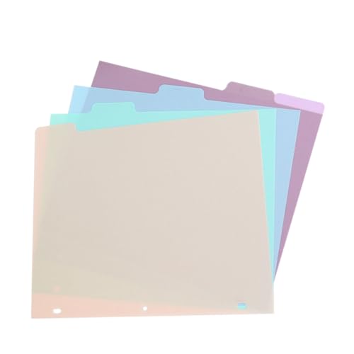 OSALADI 1 Satz Loseblattbuch Karteikartenordner Ordnerteiler mit Laschen Ordnerteiler aus Kunststoff Ordner-Organizer Bindelaschen Budget-Ordnerzubehör Notizbuch Binder Notizbuchseiten pp OSALADI 1 Satz Loseblattbuch Karteikartenordner Ordnerteiler mit Laschen Ordnerteiler aus Kunststoff Ordner-Organizer Bindelaschen Budget-Ordnerzubehör Notizbuch Binder Notizbuchseiten pp von OSALADI