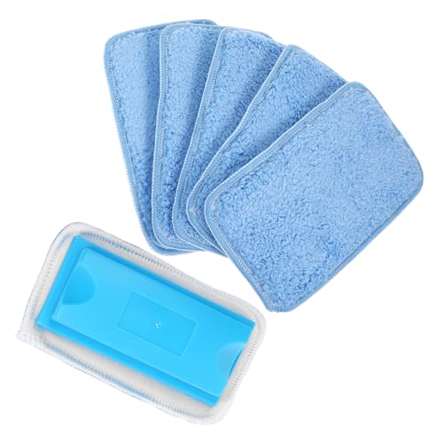 OSALADI 1 Satz Radiergummi-Whiteboard Planke mit Whiteboard-Radierer Radiergummis Student Whiteboard-Trockenlöscher tragbarer Trockenlöscher Tafelwischer Reiniger Abs Blue von OSALADI