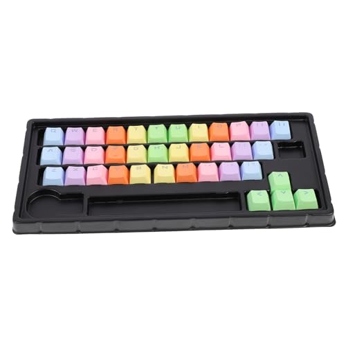 OSALADI 1 Satz Tastenkappe Klaviatur Tastatur-Dekor farbige Tastatur Lila Tastatur beleuchtete Tastatur Tastaturen Tastatur versorgung Bunte Tastaturkappen Haushalt Suite Zubehör pbt von OSALADI