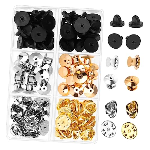 OSALADI 1 Schachtel Metallnadelhalter Verschlüsse Wächter Rücken Anhängerkupplung Zurück Stiftrückseiten ersetzen Pin-Abzeichen Rückseiten Metall-Pin-Backs-Halter Legierung OSALADI 1 Schachtel Metallnadelhalter Verschlüsse Wächter Rücken Anhängerkupplung Zurück Stiftrückseiten ersetzen Pin-Abzeichen Rückseiten Metall-Pin-Backs-Halter Legierung von OSALADI