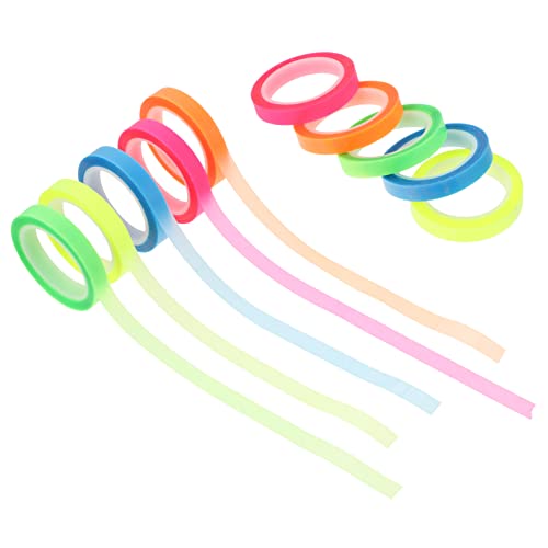 OSALADI 10 Rollen Wasserdichtes klebriges Klebeband Markieren Streifen ästhetisches Briefpapier Markierungen Anmerkung Seitenreiter Annotierende Registerkarten das Haustier OSALADI 10 Rollen Wasserdichtes klebriges Klebeband Markieren Streifen ästhetisches Briefpapier Markierungen Anmerkung Seitenreiter Annotierende Registerkarten das Haustier von OSALADI