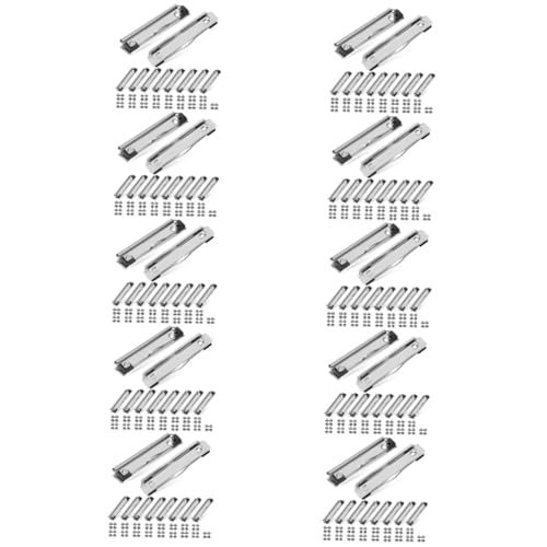 OSALADI 10 Sätze Datenordner Bunt Montierbare Clips Reißbrett-clips Clip Ordner Dokument Clips Für Bretter Büroklammern Bulletin -board -clips Metall Silver 10 Stück * 10 von OSALADI