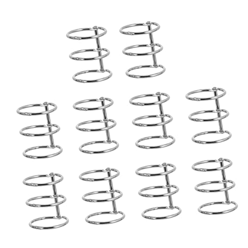 OSALADI 10 Stück Binderclip Kette Bindungsringe Schlüsselringe Lose Blattringe ablagekörbe kühlkorb einkaufskorb schnellhefter loser Blattbindungsring Schreibheft Ringbuch Eisen Silver OSALADI 10 Stück Binderclip Kette Bindungsringe Schlüsselringe Lose Blattringe ablagekörbe kühlkorb einkaufskorb schnellhefter loser Blattbindungsring Schreibheft Ringbuch Eisen Silver von OSALADI