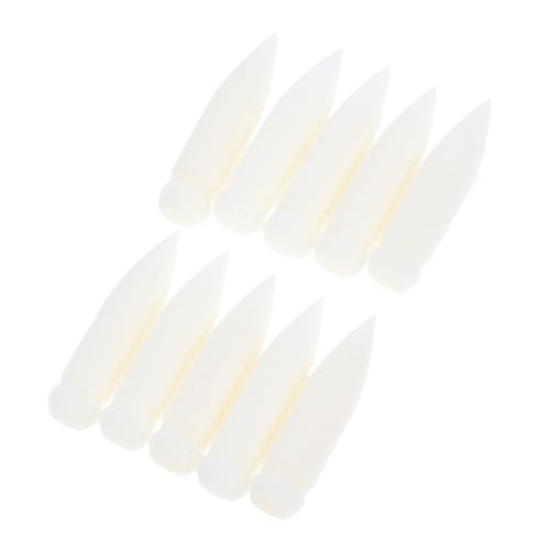 OSALADI 10 Stück Ersatzspitze für Markierstifte Whiteboard-Marker-Stiftpunkte Stiftspitzen für Tauchstifte Stiftspitzen schreiben Markierstift-Nachfüllspitzen Markerspitzen Nylon Weiß von OSALADI