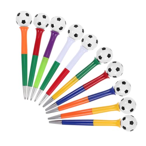 OSALADI 10 Stück Fußball Kugelschreiber Fußball Kugelschreiber Mathematik Kugelschreiber Schreibstifte Stift Für Mädchen Lustiger Stift Sportstifte Fußballstifte Kreativer von OSALADI
