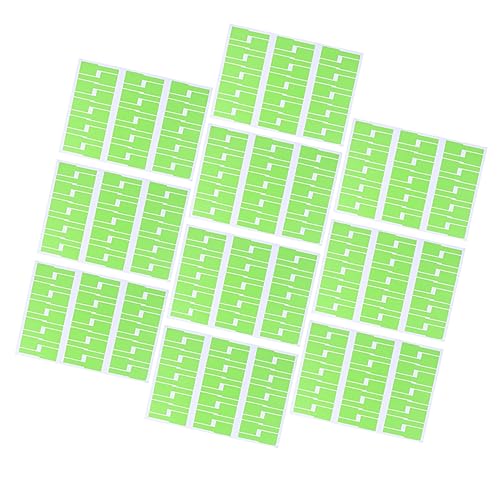 OSALADI 10 Stück Identifikations -Tags Punktaufkleber für Aktivitäten für Kleinkinder kleine Aufkleber Notizen led wandleuchte innen usb kabelbeschriftung Identifikationsmarkierungen Green von OSALADI