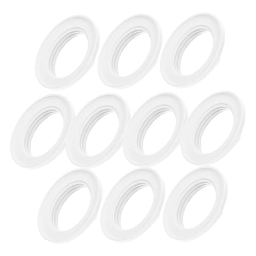 OSALADI 10 Stück Lampenschirmring Ersatz-schirmring Für Stehlampe Lampenteile Für Die Reparatur Von Tischlampen Kragenring Für Leuchte Ersatzteile Für Lampen Beige Plastik OSALADI 10 Stück Lampenschirmring Ersatz-schirmring Für Stehlampe Lampenteile Für Die Reparatur Von Tischlampen Kragenring Für Leuchte Ersatzteile Für Lampen Beige Plastik von OSALADI