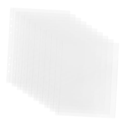 OSALADI 10 Stück Transparente Aufbewahrungstasche Gutscheinbinder Ordner Mit Taschen Und Löchern Ordnereinlagen Mit Taschen Plastikumschläge Für Ordner Seitenschutz Aus Kunststoff Pvc OSALADI 10 Stück Transparente Aufbewahrungstasche Gutscheinbinder Ordner Mit Taschen Und Löchern Ordnereinlagen Mit Taschen Plastikumschläge Für Ordner Seitenschutz Aus Kunststoff Pvc von OSALADI