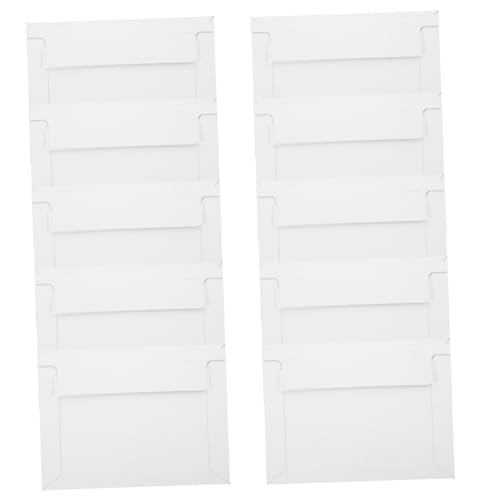 OSALADI 100 Stück Aktenhalter Kartonumschlag Versandkartons Umschläge selbstklebend quadratische Umschläge CD-Mailer Briefumschläge für Briefe Foto-Mailer Papier Light Grey von OSALADI