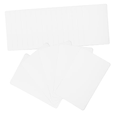 OSALADI 100 Stück Geschenkanhänger für DIY kleine leere Karten Anzeige schmucklos Wände Preiskarten einzigartiges DIY-Tag Handwerksverzierung druckbares Etikett PVC Weiß OSALADI 100 Stück Geschenkanhänger für DIY kleine leere Karten Anzeige schmucklos Wände Preiskarten einzigartiges DIY-Tag Handwerksverzierung druckbares Etikett PVC Weiß von OSALADI
