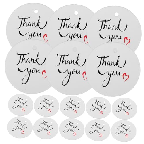 OSALADI 100 Stück Geschenketiketten favorisieren Dekoration Hochzeits-Tags danke Tags für Thanksgiving groß kreative Dankeschön-Etiketten Dekorative Geschenketiketten Papier Weiß OSALADI 100 Stück Geschenketiketten favorisieren Dekoration Hochzeits-Tags danke Tags für Thanksgiving groß kreative Dankeschön-Etiketten Dekorative Geschenketiketten Papier Weiß von OSALADI
