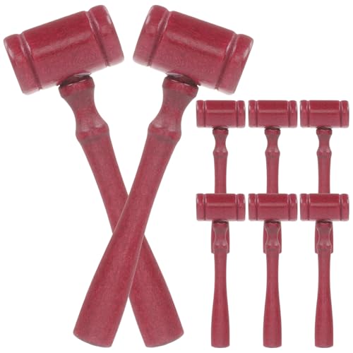 OSALADI 10Stücke Teiliges Holz Hammer Für Gerichtssaal Pädagogisches Für Auktionshammer Und Langlebig Für Kreative Handwerksprojekte Und Lernspiele von OSALADI