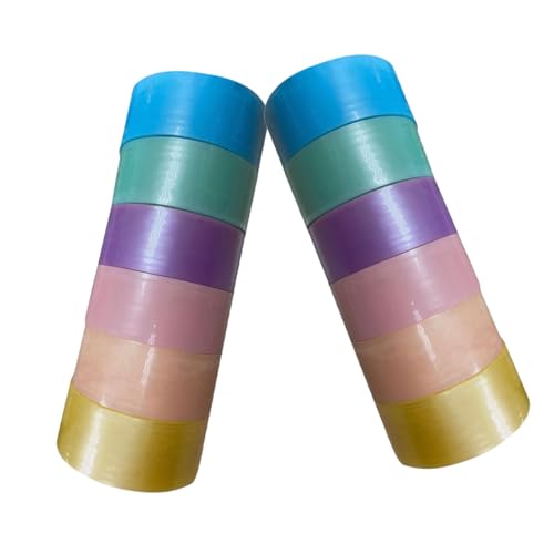 OSALADI 12 Rollen Perle klebriger Ballband Umreifung Stressband Dekompressions-Klebeband farbig bunt wickeln klebriges Ballband klebriges kugelband klebrige Bänder Plastik OSALADI 12 Rollen Perle klebriger Ballband Umreifung Stressband Dekompressions-Klebeband farbig bunt wickeln klebriges Ballband klebriges kugelband klebrige Bänder Plastik von OSALADI