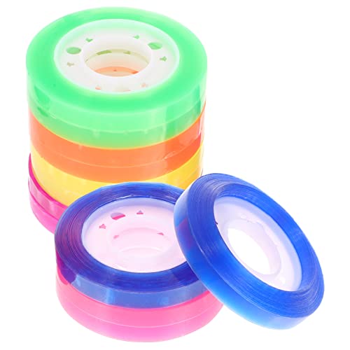 OSALADI 12Rollen Farbenfrohe Transparente DIY Bänder für Scrapbooking und Bastelprojekte für Tagebuch und Geschenkverpackung Pack Dekoratives Klebeband OSALADI 12Rollen Farbenfrohe Transparente DIY Bänder für Scrapbooking und Bastelprojekte für Tagebuch und Geschenkverpackung Pack Dekoratives Klebeband von OSALADI