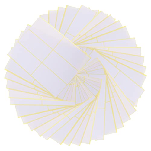 OSALADI 180 Stück Aufkleber-tags Klebstoff Wiederverwendbar Buchstabenaufkleber Aufkleber Ästhetisch Leere Aufkleber Name Rosa Klebrig Vinyl Kupferplattenaufkleber Weiß OSALADI 180 Stück Aufkleber-tags Klebstoff Wiederverwendbar Buchstabenaufkleber Aufkleber Ästhetisch Leere Aufkleber Name Rosa Klebrig Vinyl Kupferplattenaufkleber Weiß von OSALADI