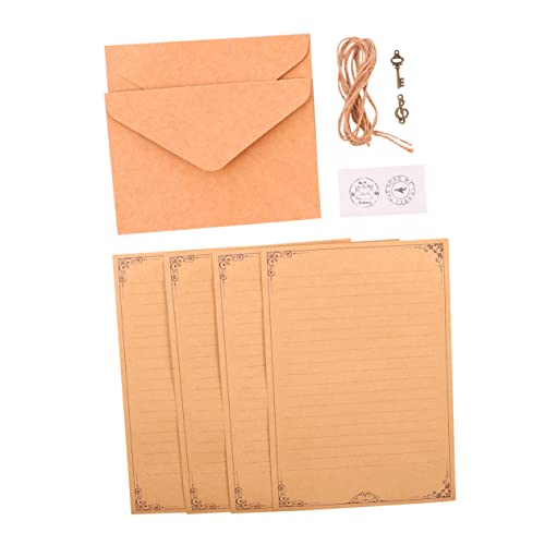OSALADI 1Satz Vintage Briefpapier mit Umschlägen Format Teilig Umweltfreundliches für Handgeschriebene Briefe und Bastelprojekte für Kreative Anlässe OSALADI 1Satz Vintage Briefpapier mit Umschlägen Format Teilig Umweltfreundliches für Handgeschriebene Briefe und Bastelprojekte für Kreative Anlässe von OSALADI