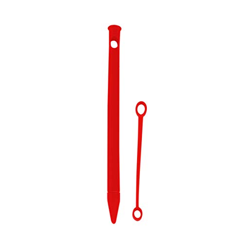 OSALADI 1Stk Silikagel-Etui für Bleistift Silikonhülle für Stift Schutzhülle für Stift Halter 2 Stylus-Silikonhülle schreiblernbleistift bleistifte Hülle für Bleistift rot von OSALADI
