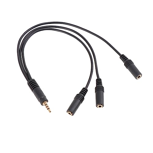 OSALADI 1Stück Headset Splitterkabel Für PC Mobile Geräte Ermöglicht Gleichzeitigen Von Mikrofon Kopfhörern Für Kompaktes Design Langlebige Vergoldete OSALADI 1Stück Headset Splitterkabel Für PC Mobile Geräte Ermöglicht Gleichzeitigen Von Mikrofon Kopfhörern Für Kompaktes Design Langlebige Vergoldete von OSALADI