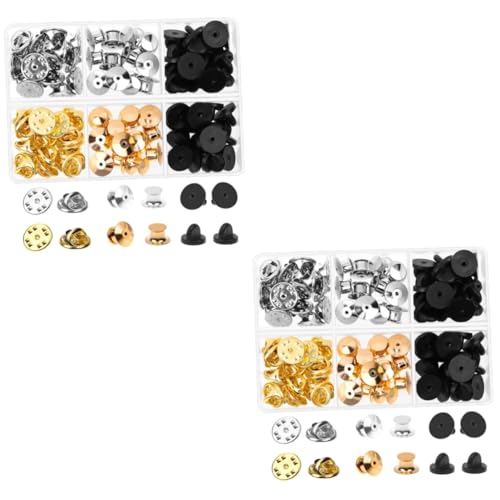 OSALADI 2 Boxen Metallnadelhalter Stifte Rücken Anhängerkupplung Wächter Verschlüsse Abzeichen-Pin-Knopfteile Pin-Backing-Verriegelung Pin-Abzeichen Rückseiten Legierung OSALADI 2 Boxen Metallnadelhalter Stifte Rücken Anhängerkupplung Wächter Verschlüsse Abzeichen-Pin-Knopfteile Pin-Backing-Verriegelung Pin-Abzeichen Rückseiten Legierung von OSALADI