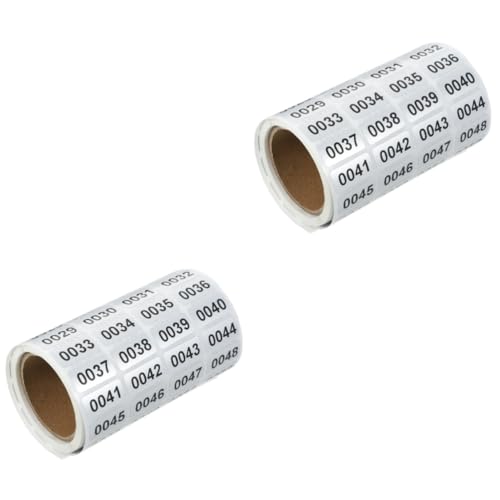 OSALADI 2 Rollen Nummerierte Aufkleber Personifizieren Vinyl Klebstoff aufeinanderfolgenden bunt Pastell Etikettennummernaufkleber Nummernaufkleber-Etikett Nummernaufkleber Etiketten PVC OSALADI 2 Rollen Nummerierte Aufkleber Personifizieren Vinyl Klebstoff aufeinanderfolgenden bunt Pastell Etikettennummernaufkleber Nummernaufkleber-Etikett Nummernaufkleber Etiketten PVC von OSALADI