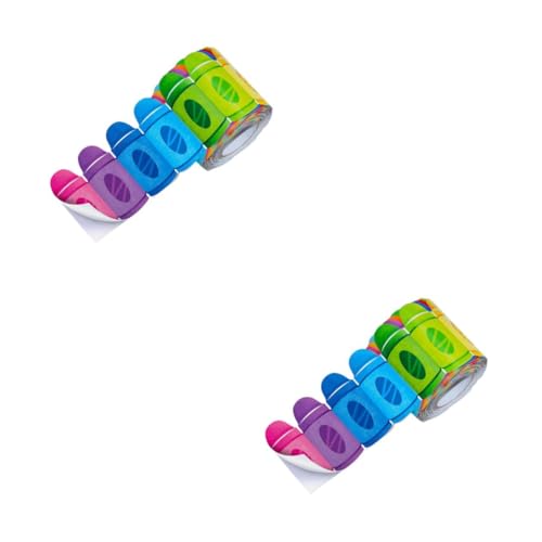 OSALADI 2 Rollen Randaufkleber Mit Buntstift Lehrreich Vinyl Grenzaufkleber Dekorationen Klassenzimmer Kindergarten Abziehbilder Schule Aufkleber Aus Beschichtetem Papier OSALADI 2 Rollen Randaufkleber Mit Buntstift Lehrreich Vinyl Grenzaufkleber Dekorationen Klassenzimmer Kindergarten Abziehbilder Schule Aufkleber Aus Beschichtetem Papier von OSALADI