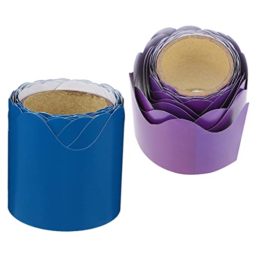 OSALADI 2 Rollen Welliges Border -dekorationspapier Grenze Pinnwand Dekorationen Streifen Dekorationen Für Die Pinnwand Im Klassenzimmer Planke Vinyl Kupferplattenaufkleber OSALADI 2 Rollen Welliges Border -dekorationspapier Grenze Pinnwand Dekorationen Streifen Dekorationen Für Die Pinnwand Im Klassenzimmer Planke Vinyl Kupferplattenaufkleber von OSALADI