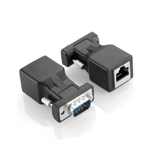 OSALADI 2 STK VGA auf RJ45 Adapter männlich zu männlich Koppler Booster svga-Adapter Kabel Koppler stoßverbinder VGA-Extender-Kopf Netzwerkkabelanschluss Rechner Konverter verlängern rs232 OSALADI 2 STK VGA auf RJ45 Adapter männlich zu männlich Koppler Booster svga-Adapter Kabel Koppler stoßverbinder VGA-Extender-Kopf Netzwerkkabelanschluss Rechner Konverter verlängern rs232 von OSALADI