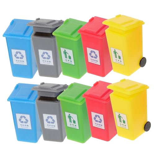OSALADI 2 Sätze Mini Mülleimer Kleiner Mülleimer Mülleimer Kleine Mülleimer Müllsortierspiel DIY Mülleimer Modell Sandtischmaterial Miniatur Mülleimer Dekorativer 10 Stück * 2 OSALADI 2 Sätze Mini Mülleimer Kleiner Mülleimer Mülleimer Kleine Mülleimer Müllsortierspiel DIY Mülleimer Modell Sandtischmaterial Miniatur Mülleimer Dekorativer 10 Stück * 2 von OSALADI