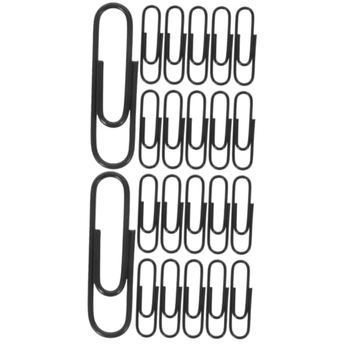 OSALADI 2 Sätze Paperclip Briefpapier Dokumentclips Binder Büroklammer Büro Büroklammern Bürovorräte Für Papierclips Dekorative Papierklammern Büroklammern Kreativ Schwarz Eisen OSALADI 2 Sätze Paperclip Briefpapier Dokumentclips Binder Büroklammer Büro Büroklammern Bürovorräte Für Papierclips Dekorative Papierklammern Büroklammern Kreativ Schwarz Eisen von OSALADI