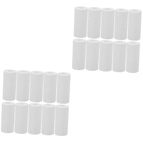 OSALADI 2 Sätze Thermopapier Etiketten Benutzerdefinierte Etiketten Aufkleber Schulzubehör Sortieraufkleber Korrekturaufkleber Klebeaufkleber Multifunktions Korrekturpapier 10 Rollen * 2 von OSALADI