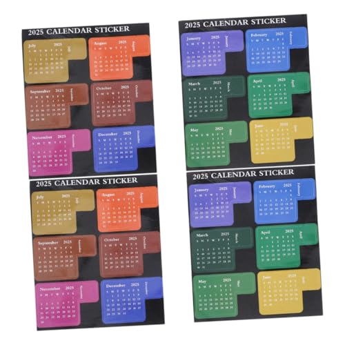 OSALADI 2 Satz -Klebeband monatliche Kalenderaufkleber Sticker-Planer Kalenderaufkleber-Planer Etiketten Aufkleber für den Tagesplan Kalender-Planer-Aufkleber Papier OSALADI 2 Satz -Klebeband monatliche Kalenderaufkleber Sticker-Planer Kalenderaufkleber-Planer Etiketten Aufkleber für den Tagesplan Kalender-Planer-Aufkleber Papier von OSALADI