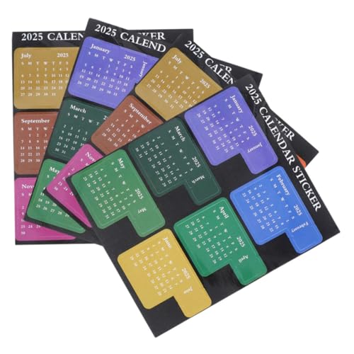 OSALADI 2 Satz -klebeband Bausatz Mini-kalenderaufkleber Mini-kalenderregisterkarten Pads Notizbuch Monatsaufkleber Farbige Aufkleber Sticker-planer Groß Für Papier OSALADI 2 Satz -klebeband Bausatz Mini-kalenderaufkleber Mini-kalenderregisterkarten Pads Notizbuch Monatsaufkleber Farbige Aufkleber Sticker-planer Groß Für Papier von OSALADI