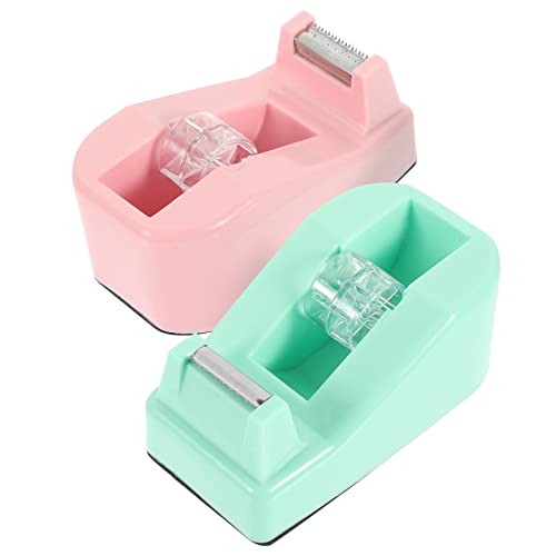 OSALADI 2 Stück Bandspender Schreibtischband Professioneller Bandhalter Praktischer Aufkleberspender Klebeband-spender-schreibtisch Bandversorgung Tragbarer Bandhalter Pp OSALADI 2 Stück Bandspender Schreibtischband Professioneller Bandhalter Praktischer Aufkleberspender Klebeband-spender-schreibtisch Bandversorgung Tragbarer Bandhalter Pp von OSALADI
