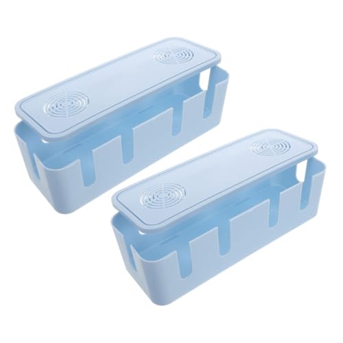 OSALADI 2 Stück Kabelaufbewahrungsbox Kabel Organizer Mit Hoher Kapazität Kabelaufbewahrungsbehälter Kabelaufbewahrungsbehälter Elektrokabel Organizer Kabel Organizer Behälter von OSALADI