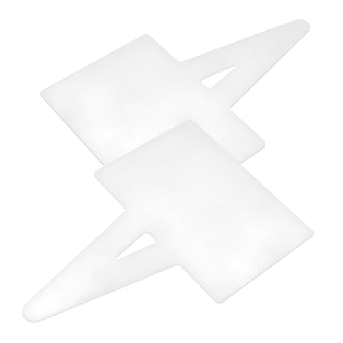 OSALADI 2 Stück Löschbares Preiszeichen Planke Inhaber Schild Speichern Die Steht Supermarktanzeige Lebensmittelschild Etikett Werben Einzelhandelsschild Fan-shop Preisbretter Weiß Acryl von OSALADI