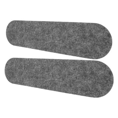 OSALADI 2 Stück Selbstklebbares Filzbrett Fototafel aus Filz Fototafel für die Wand Filzplatten Zubehör-Organizer Wandmontaged Schmuckhalter Filztafeldekorationen Schild gefühlt Dark Grey von OSALADI