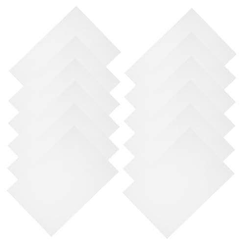 OSALADI 20 Blatt wasserfestes Etikettenpapier Etikettendrucker Aufkleber Und Weiß wasserfeste Etiketten zur Beschriftung Klebepapier zum Basteln das Haustier Transparent von OSALADI