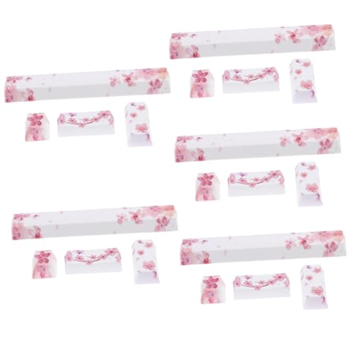 OSALADI 5 Sets Tastaturschutz Tastenkappen-Serie Zubehör Für Mechanische Tastaturen Helles Einzigartiges Design Unisex Geeignet 4 Stück X 5 von OSALADI