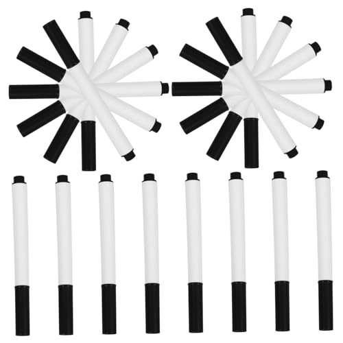 OSALADI 20 Stück Whiteboard-stift Fenstermarkierungen Aus Kreide Markierungsstifte Auf Wasserbasis Trocken Abwischbare Marker Mit Feiner Spitze Abwaschbare Kreidemarker Plastik Black OSALADI 20 Stück Whiteboard-stift Fenstermarkierungen Aus Kreide Markierungsstifte Auf Wasserbasis Trocken Abwischbare Marker Mit Feiner Spitze Abwaschbare Kreidemarker Plastik Black von OSALADI