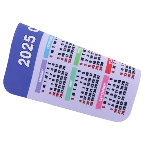 OSALADI 2025 Kalender Mauspad Büro-mauspad Lustige Mauspads Schreibtisch-fliping-Kalender Computerunterlagen Für Einen Schreibtisch Mauskissen Für Schreibtisch Jiaji-Tuch Blue von OSALADI